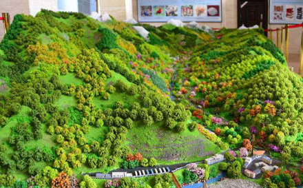 机械工业峪泉镇峪泉镇沙盘模型设计制作难度比建筑模型高