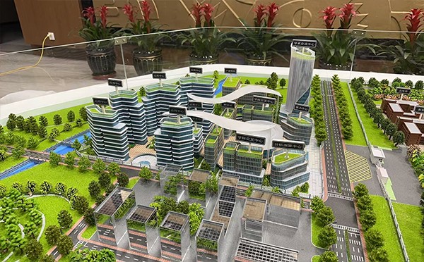 兰州理工大学校区全貌沙盘图5