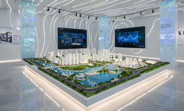 峪泉镇2026 沙盘模型制作新工艺，数字互动与传统工艺相融合！